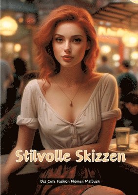 bokomslag Stilvolle Skizzen: Das Cute Fashion Women Malbuch