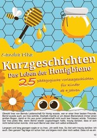 bokomslag KitaFix-Kurzgeschichten Das Leben der Honigbiene: 25 pädagogische Vorlesegeschichten für Kinder ab 4 Jahren