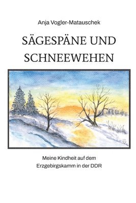 bokomslag Sägespäne und Schneewehen: Meine Kindheit auf dem Erzgebirgskamm der DDR