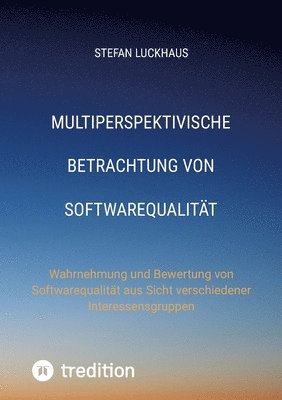 bokomslag Multiperspektivische Betrachtung von Softwarequalität