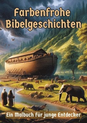 Farbenfrohe Bibelgeschichten: Ein Malbuch für junge Entdecker 1