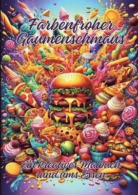 Farbenfroher Gaumenschmaus: Ein kreatives Malbuch rund ums Essen 1