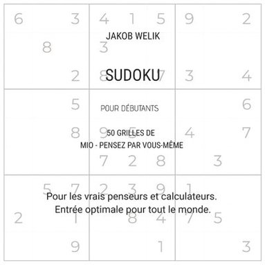bokomslag Sudoku pour débutants - 50 grilles de Mio - pensez par vous-même