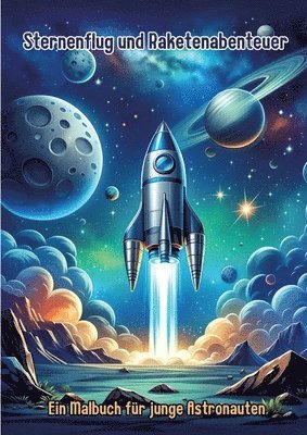 Sternenflug und Raketenabenteuer: Ein Malbuch für junge Astronauten 1