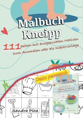 bokomslag KitaFix Malbuch Kneipp: 111 Seiten mit ausgesuchten Motiven zum Ausmalen oder als Kopiervorlage