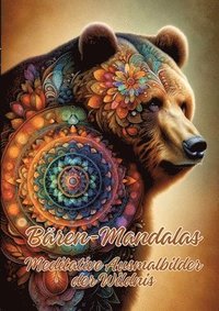 bokomslag Bären-Mandalas: Meditative Ausmalbilder der Wildnis