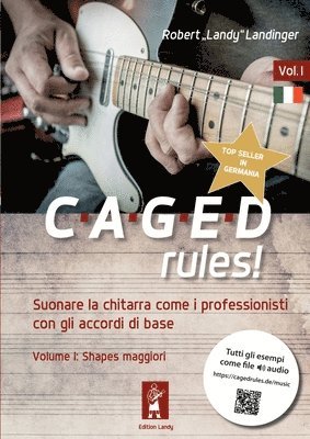 bokomslag CAGEDrules! Vol 1: Suonare la chitarra come i professionisti con gli accordi di base Volume I: Shapes maggiori