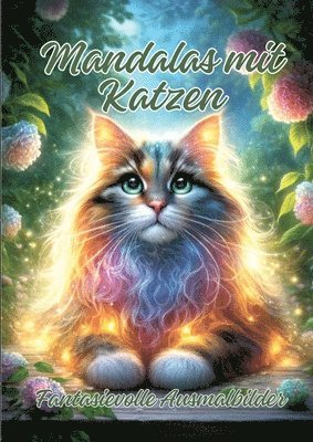 bokomslag Mandalas mit Katzen: Fantasievolle Ausmalbilder