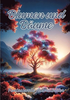 Blumen und Bäume: Fantasievolle Ausmalbilder 1