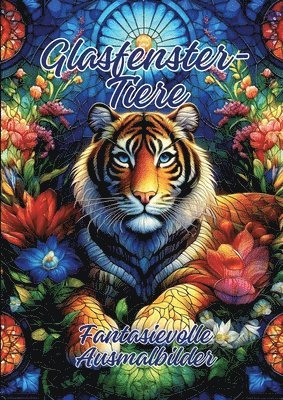 Glasfenster-Tiere: Fantasievolle Ausmalbilder 1