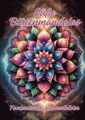 bokomslag Süße Blütenmandalas: Fantasievolle Ausmalbilder