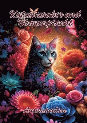 Katzenzauber und Blumenpracht: Ausmalwelten 1