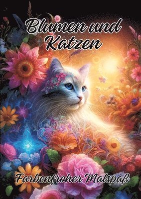 Blumen und Katzen: Farbenfroher Malspaß 1