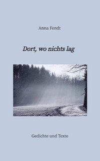 bokomslag Dort, wo nichts lag: Gedichte