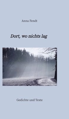 Dort, wo nichts lag: Gedichte 1