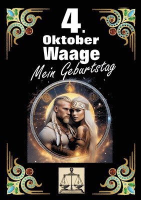 bokomslag 4. Oktober, mein Geburtstag: Geboren im Zeichen der Waage. Meine Eigenschaften und Charakterzüge, meine Stärken und Schwächen, meine Geburtstagsbeglei