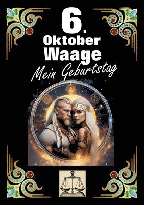 bokomslag 6. Oktober, mein Geburtstag: Geboren im Zeichen der Waage. Meine Eigenschaften und Charakterzüge, meine Stärken und Schwächen, meine Geburtstagsbeglei