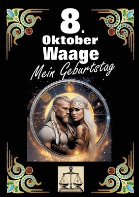 bokomslag 8. Oktober, mein Geburtstag: Geboren im Zeichen der Waage. Meine Eigenschaften und Charakterzüge, meine Stärken und Schwächen, meine Geburtstagsbeg