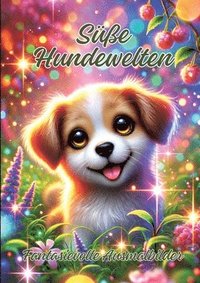 bokomslag Süße Hundewelten: Fantasievolle Ausmalbilder