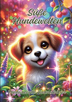 bokomslag Süße Hundewelten: Fantasievolle Ausmalbilder