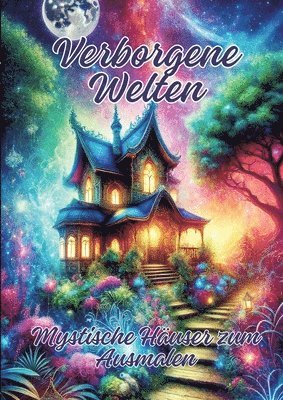 bokomslag Verborgene Welten: Mystische Häuser zum Ausmalen