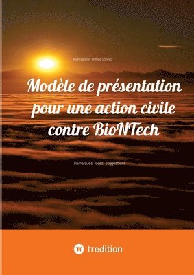 bokomslag Modèle de présentation pour une action civile contre BioNTech: Remarques, idées, suggestions