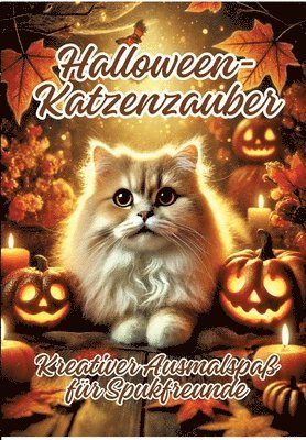 bokomslag Halloween-Katzenzauber: Kreativer Ausmalspaß für Spukfreunde