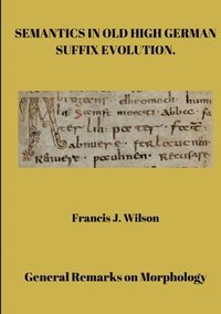 bokomslag Semantics in Old High German suffix evolution