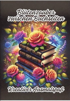 Blütenzauber zwischen Buchseiten: Kreativer Ausmalspaß 1