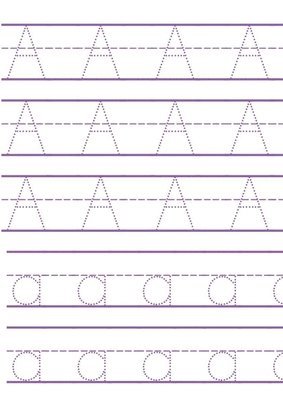 bokomslag Übungsbuch zum Nachzeichnen von ABC-Buchstaben für Kinder: Alphabet schreiben lernen. Handschrift-Aktivitätsbuch für Vorschulkinder, Kindergärten