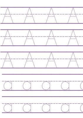 bokomslag Übungsbuch zum Nachzeichnen von ABC-Buchstaben für Kinder: Alphabet schreiben lernen. Handschrift-Aktivitätsbuch für Vorschulkinder, Kindergärten