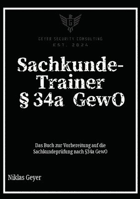 bokomslag Sachkunde-Trainer §34a GewO