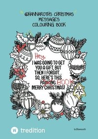 bokomslag @hannaroths Christmas Messages: Colouring Book