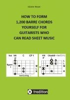 bokomslag How to Form 1,200 Barre Chords Yourself for Guitarists Who Can Read Sheet Music