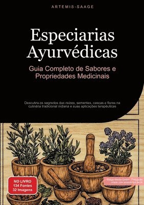 bokomslag Especiarias Ayurvédicas: Guia Completo de Sabores e Propriedades Medicinais: Descubra os segredos das raízes, sementes, cascas e flores na culinária t