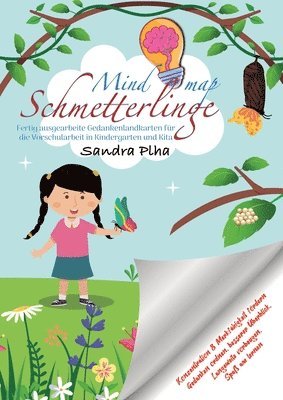bokomslag KitaFix-Mindmap Schmetterlinge (Fertig ausgearbeitete Gedankenlandkarten für die Vorschularbeit in Kindergarten und Kita): Konzentration und Merkfähig
