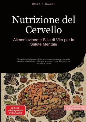 bokomslag Nutrizione del Cervello: Alimentazione e Stile di Vita per la Salute Mentale: Strategie pratiche per migliorare concentrazione e memoria, prevenire Al