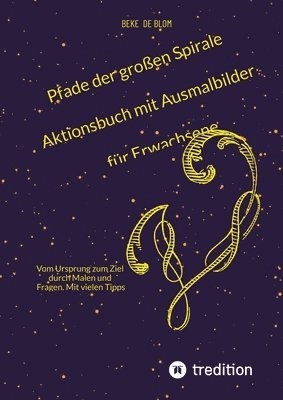 bokomslag Pfade der großen Spirale Aktionsbuch mit Ausmalbilder für Erwachsene