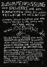 bokomslag Zusammenfassung über Bauwerke und den Einfachsten Dingen des Lebens, teilweise mit und in der Schrift