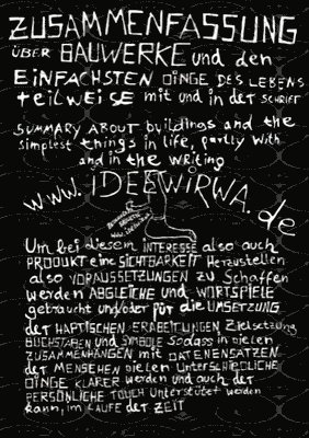 bokomslag Zusammenfassung über Bauwerke und den Einfachsten Dingen des Lebens, teilweise mit und in der Schrift