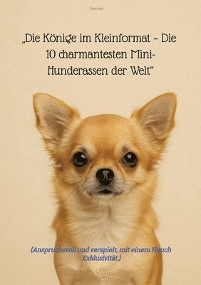 bokomslag "Die Könige im Kleinformat - Die 10 charmantesten Mini-Hunderassen der Welt"