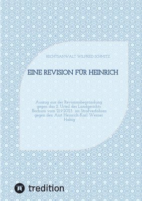 bokomslag Eine Revision für Heinrich