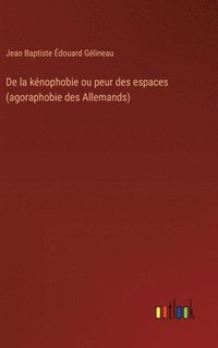 bokomslag De la knophobie ou peur des espaces (agoraphobie des Allemands)