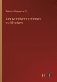 bokomslag grade de docteur és sciences mathématiques
