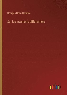 Sur les invariants diffrentiels 1