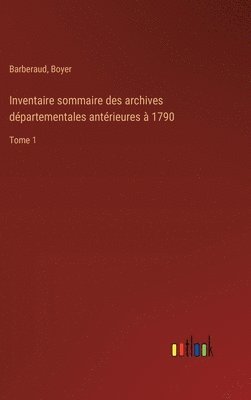 Inventaire sommaire des archives dpartementales antrieures  1790 1