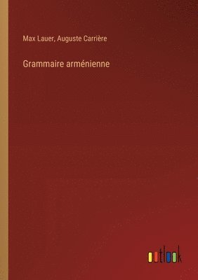 bokomslag Grammaire arménienne