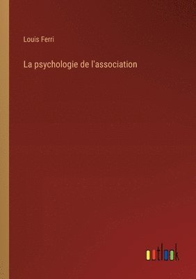 bokomslag psychologie de l'association