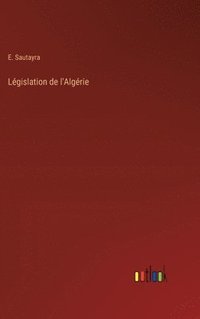 bokomslag Lgislation de l'Algrie