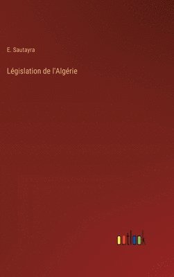 bokomslag Législation de l'Algérie
